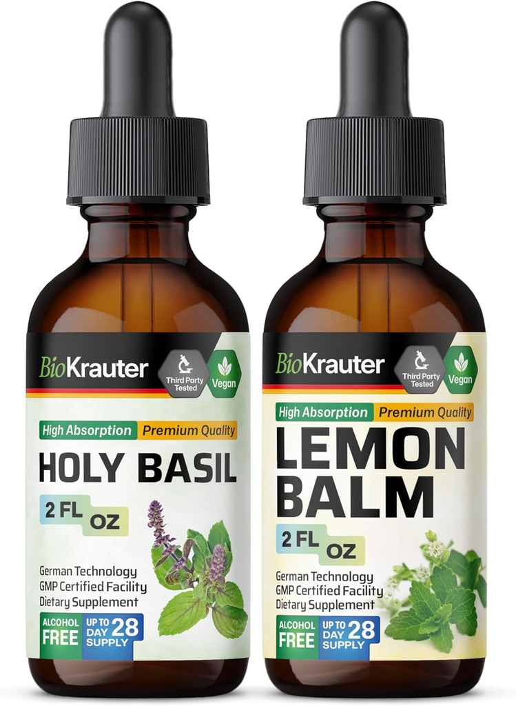 BIO KRAUTER 圣巴西尔叮当 2 Fl. Oz. & Lemon Balm叮当 2 Fl. Oz.