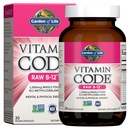 Garden of Life Vitamin Code Raw B-12 Methylcobalamin, Vegan, 30 Capsules