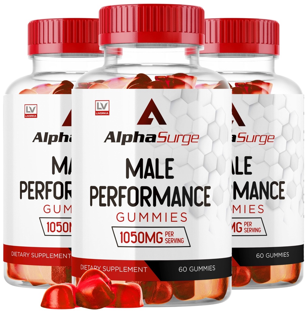 LIVORKA Alpha Surge for Men - Alpha Surge Gummys for Male, Alfa Surge Gummys 1050mg, Alpha Surge XL Gummie, Alpha Surge Gummys, Alpha Surge Gummys, Alpha Surge Male, 180 Gummys 3个月