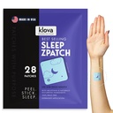 Klova ZSleep Patches for Adults QQ 与梅拉托宁, Ashwagandha, Valerian, GABA & L-Theanine 一起提供自然睡眠援助 加快睡眠速度, 保持睡眠长点 醒来 刷新 \\ 28 睡眠补丁