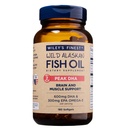 威利最精美的野生阿拉斯加鱼类油峰 DHA - 900mg EPA和DHA Omega-3s - 180 Softgels (90 services)