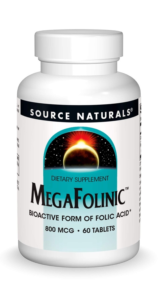 资料来源:Naturals MegaFolinic 800mcg - 60块石碑