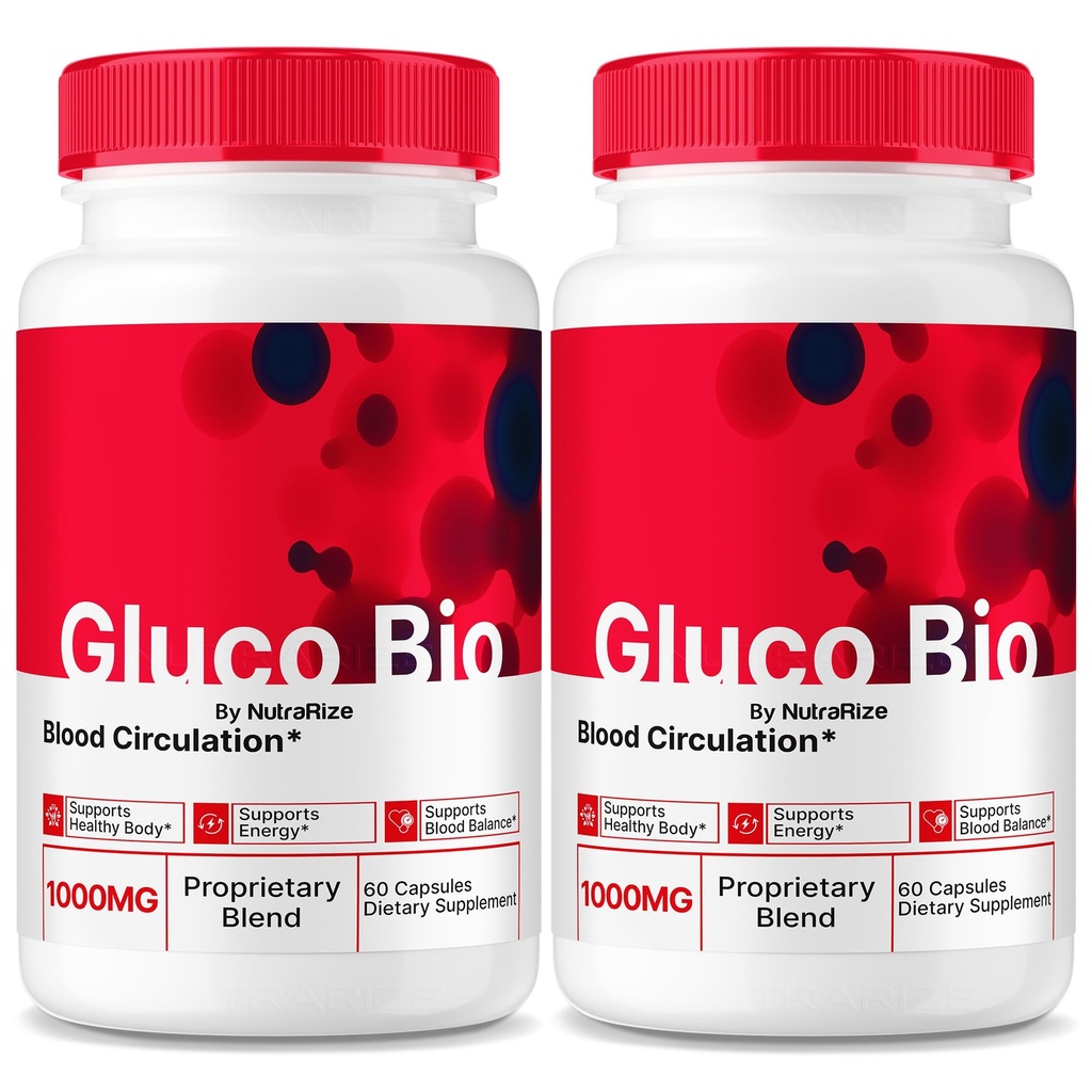 (2 Pack) GlucoBio Capsules,官方Gluco生物支持补充,所有支持整体健康与健康的自然公式,维生素药精,GlucoBio审查(120 Capsules)