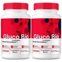 (2 Pack) GlucoBio Capsules,官方Gluco生物支持补充,所有支持整体健康与健康的自然公式,维生素药精,GlucoBio审查(120 Capsules)