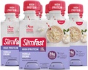 SlimFast高级营养摇摆 — 准备饮用食用替代剂 — 20g of Protein — 11 Fl. Oz. 瓶装 — 12 Counter — 餐饮友好香草 Cream 4 Counter (Pack of 3) 132 Fl Oz (Pack of 12)