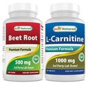 甜菜根粉 500 Mg & L-Carnitine 1000 mg