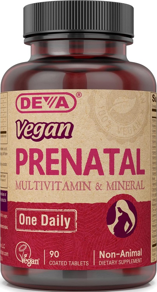 Deva Vegan 产前多维生素和矿物 -- -- 90块,2包