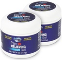 Blue Goo Pain Reliefing Gel — — 代表Back、Neck、肌肉和联合疼痛、快速行动冷却和舒舒救济,100%纯埃穆石油,4 oz(2包)