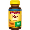 自然制造超强维生素B12 2500 mcg,能源代谢支持的饮食补充,60平板,60天供应