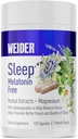 维德·梅拉托宁免费睡眠援助补编,配有KSM-66 Ashwagandha、Magnesium、Lavender、Lemon Balm、Chamomile、Valerian和Passionflowers、Hormone & Drug-Free、Non-Habit Forming,120cm
