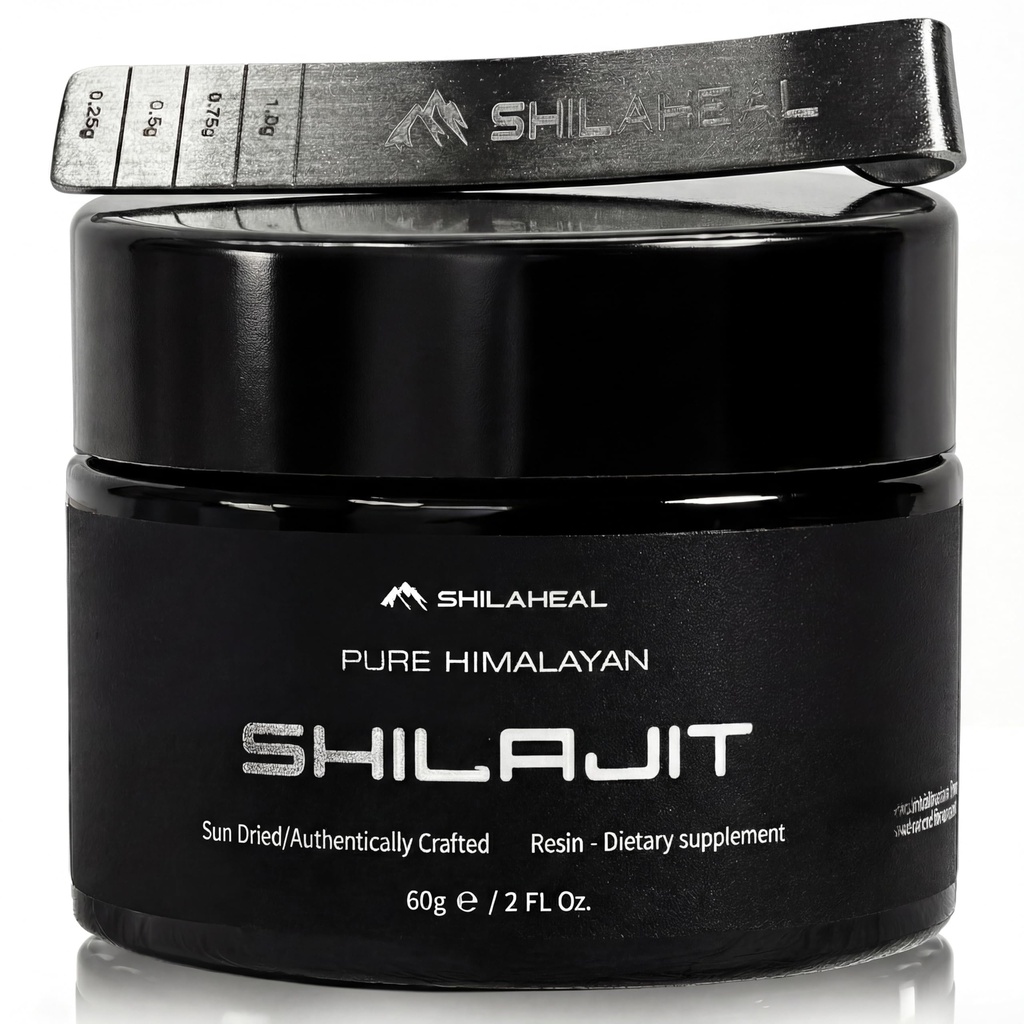 Shilajit 真实的喜马拉雅 Shilajit Resin for Men and Women, High Fulvic Acid, Energy & Stamina, Immune Support, 85+ Trace Minerals, Lab 测试的有机 Shilajit Resin, 100%天然, 60克