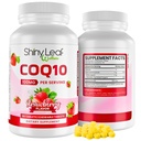 Shiny Leaf CoQ10 100mg - Chewable CoQ10 补编 - Coenzyme Q10 心脏健康与能量 - Natural CoQ 10 心血管健康补编 - 100mg Chewable Tablets, 90 Tablets, 制造于美国