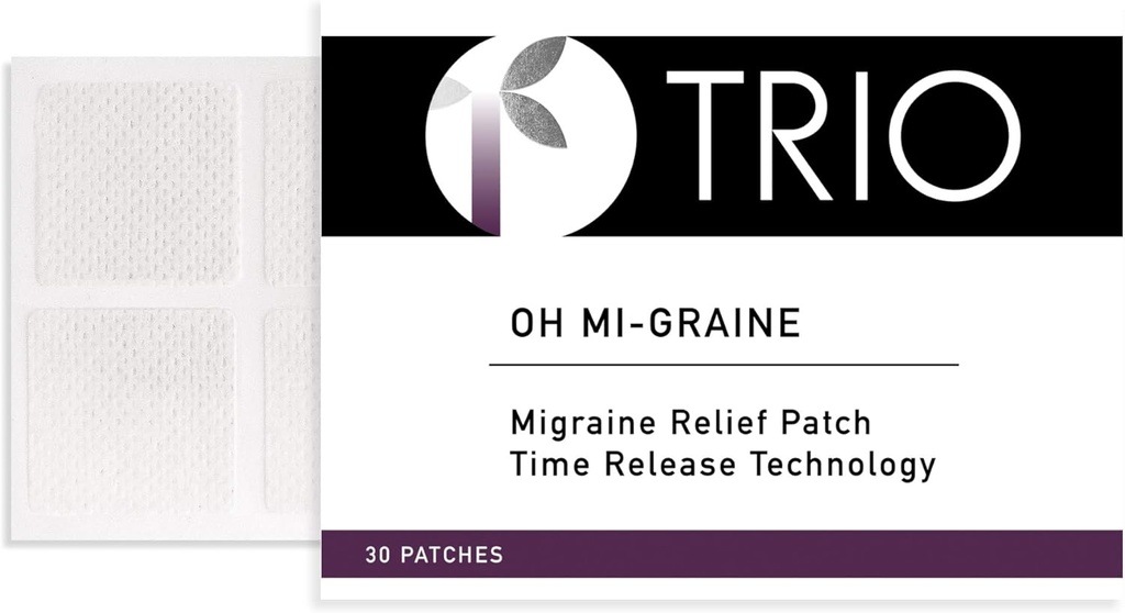 三重奏Oh-Mi-Graine Migraine 救济补丁