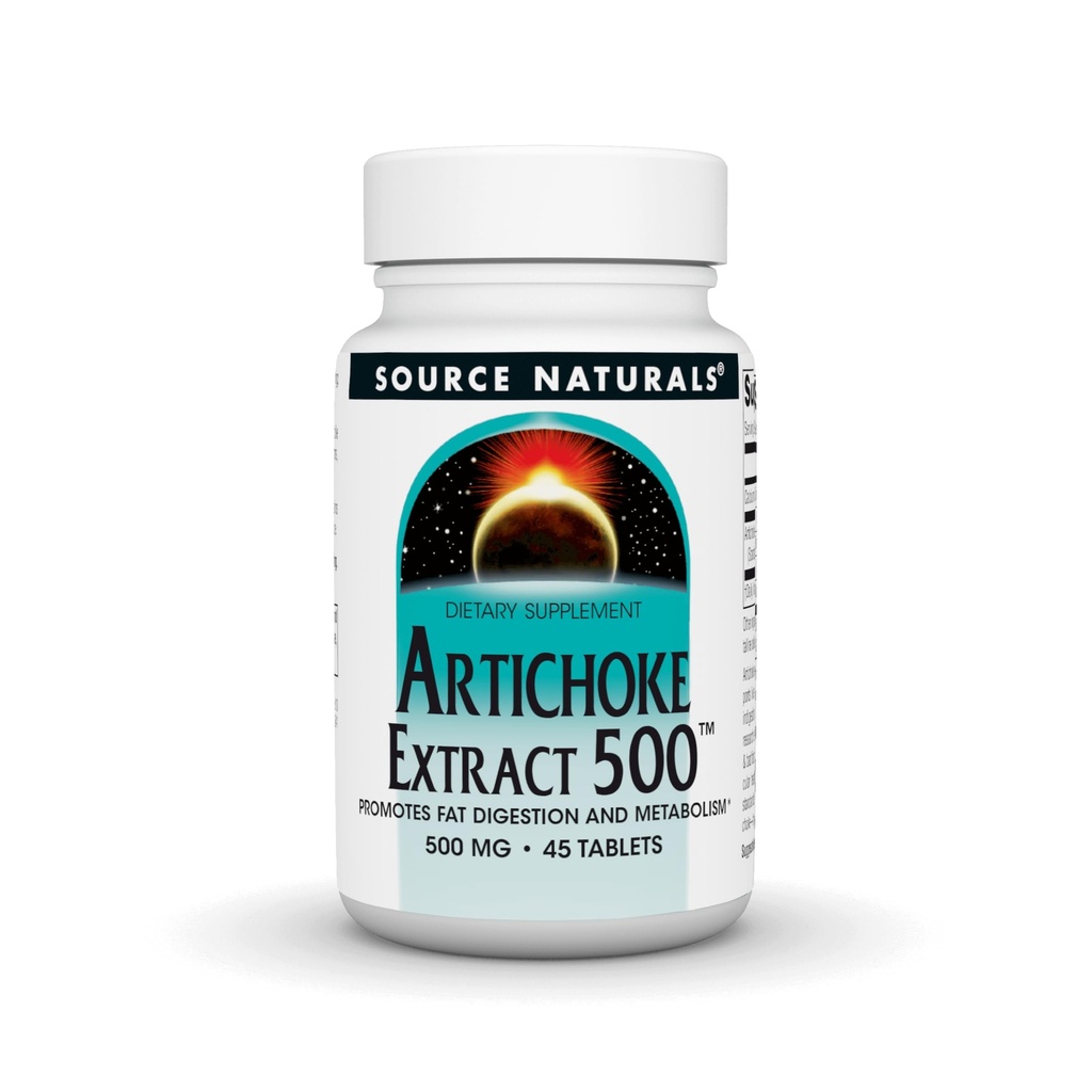 来源 天然 Artichoke 提取 500 块平板电脑, 45 个计数