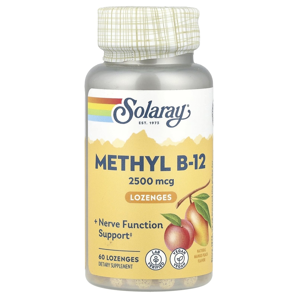 索拉莱,B-12 Methy Lozenge, 60 计数