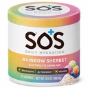 SOS 水解 电解 火药 饮料 混合 31 服务 低糖 15 Calorie Keto-Friendly & 快速补水 彩虹 谢尔伯特