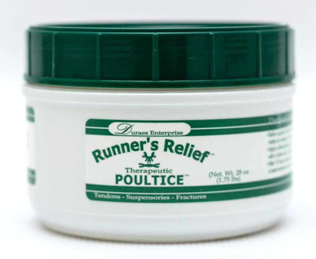 RUNNER的RELIEF 治疗用螺旋桨 紧紧的治疗 弯曲的Tendon 伤害 自然舒缓的Clay 用于全马 – 马健康 – 在Tendons, Ankles, Hooves, Legaments上使用