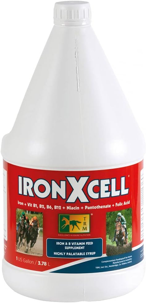 TRM IronXcell 液态马饲料 健康代谢 和 Hindgut → 增强能量和性能 - 126 fl oz/1 US Gal (3.78升) - 126 fl oz (1 US Gal)