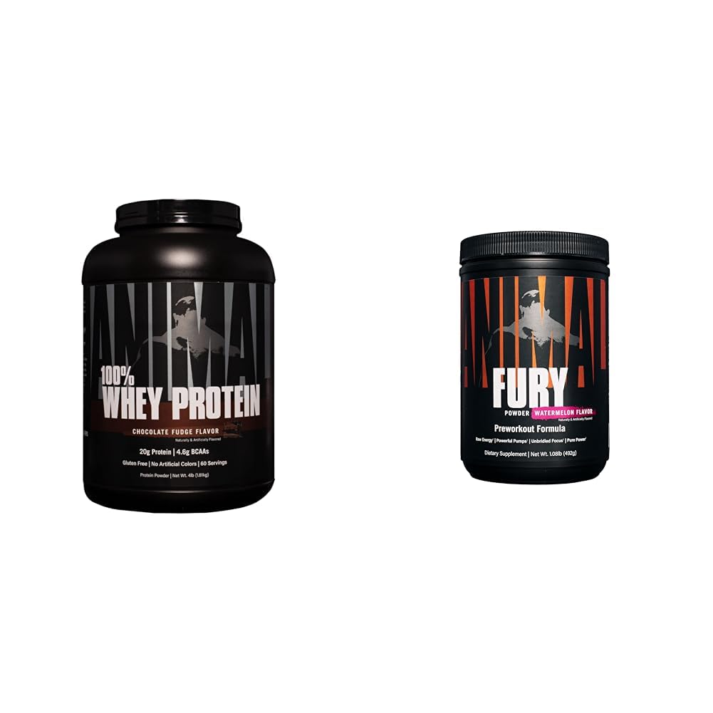 动物100%Whey蛋白粉 — Whey Blend 用于工作前或工作后、恢复和毛皮前工作粉补充剂和Focus 5g BCAA 350mg Cafeine Nitric Oxide