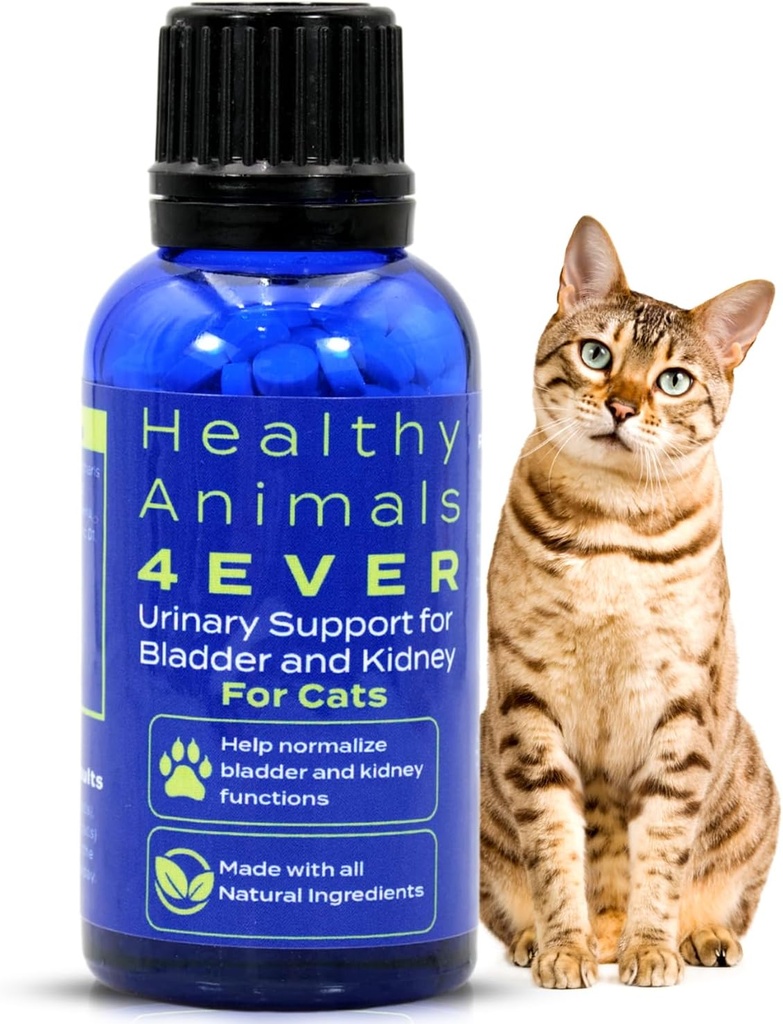 HA4E - Cat UTI补救措施 - 对猫的自然肾脏支持 - 支持Bladder & Urinary Health - Renal Cleanse - 非GMO,有机,无化学品 - 300 平板电脑