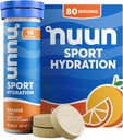具有镁、钙、钾、氯和钠、Gluten Free & Vegan、Orange、8 Pack(共80种)
