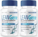 rize 实验室 Lean Gene 补充,Metabolic Support Formula, Lean Gene 高级体重损失, Lean Gene 最大强度 Capsules, LeanGenex 全自然药丸(120 Capsules) (Pack of 2)