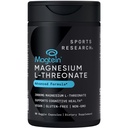 运动研究 Magtein Magnesium L-Threonate Capsules - 记忆,焦点和认知的镁补充 - 镁L Threonate支持脑健康,睡眠和Mood - 2000mg,90 成年人的Capsules