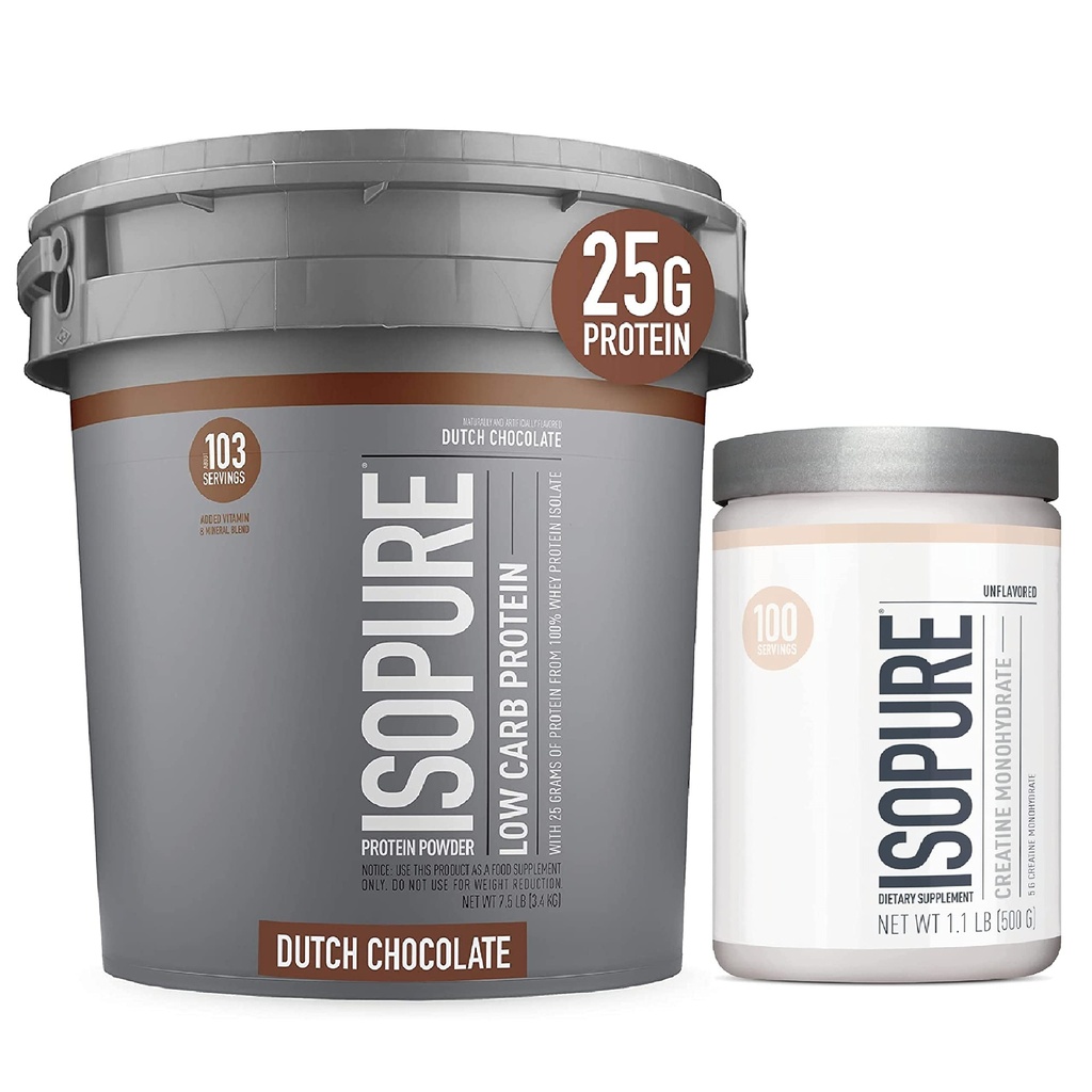 类似蛋白质 蛋白质 低碳 配有Creatine Powder 500g 无香味 Keto 友好蛋白质 100% Whey 蛋白质 孤立剂 蛋白质 氟化剂:荷兰巧克力, 7.5 英镑