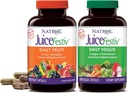 Natrol JuiceFestiv, " 支持平衡营养和整体福祉的终极水果和蔬菜超级食品,加上细胞健康抗氧化剂 " ,120 Capsules (2-Count),最多60天的供应