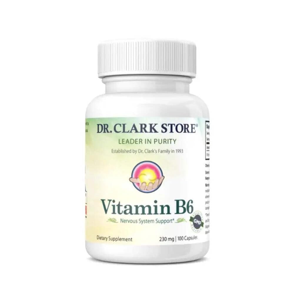 Clark Vitamin B6博士 补编,230毫克,100卡普勒