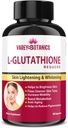 VAREY BOTANIK L-Glutathione 皮肤白化和光化胶囊,含有维生素C & E, Biotin和葡萄籽提取-1 000毫克的男女-60枚胶囊