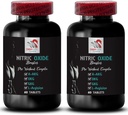 锻炼补充剂 -- -- NITRIC OXIDE BOSTER -- -- 氧化氮、男子氧化氮补充剂、体育活动、强度支持、动力提升、A-AKG、肌肉支持 2瓶120片