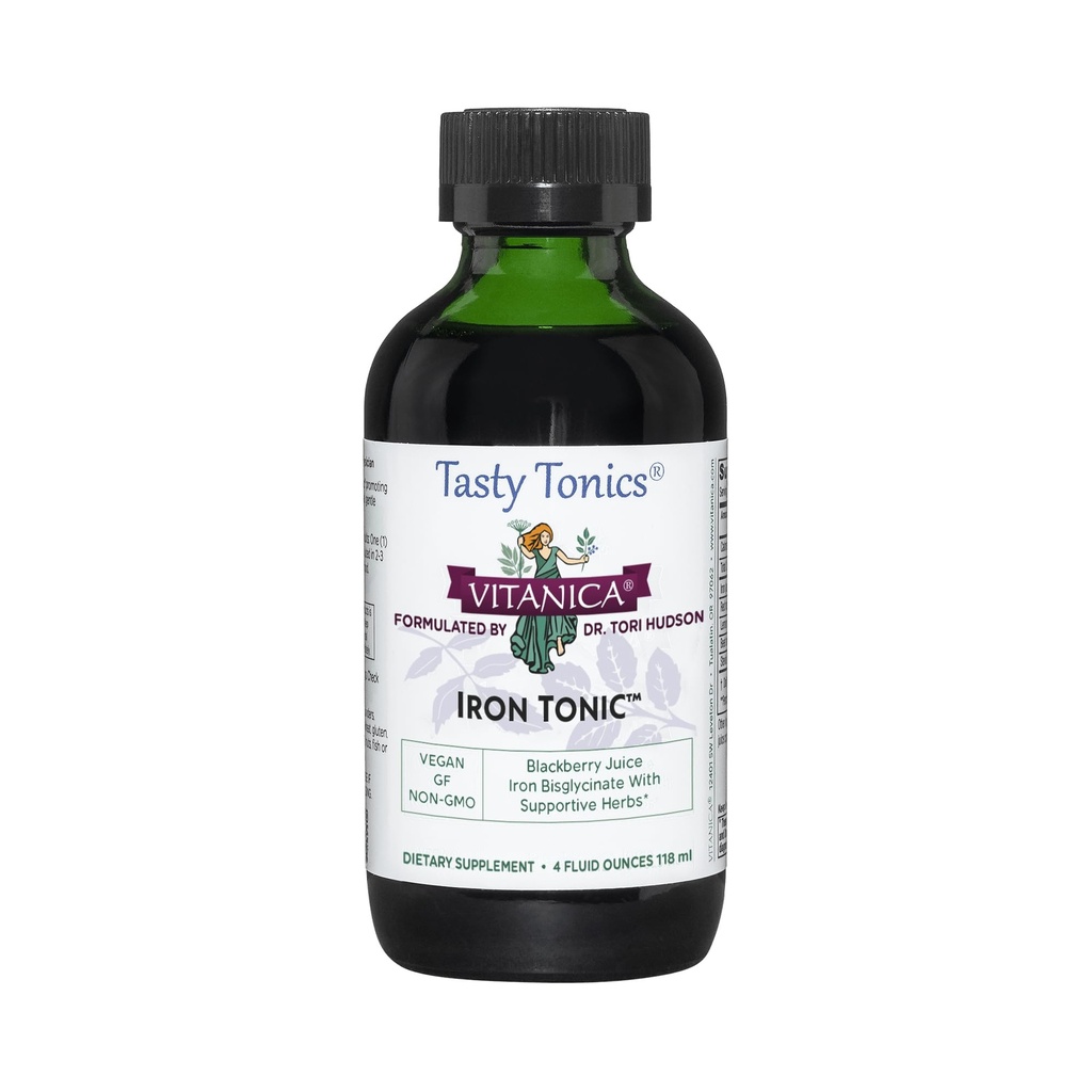 维塔尼卡铁通奇 液态铁辅料 红血细胞支持 Vegan 4 Ounce