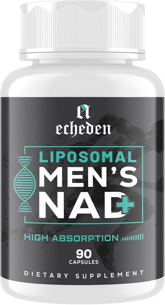 NAD+ 补编 – 2000mg Liposomal 能源、重点和耐力公式,90卡普勒