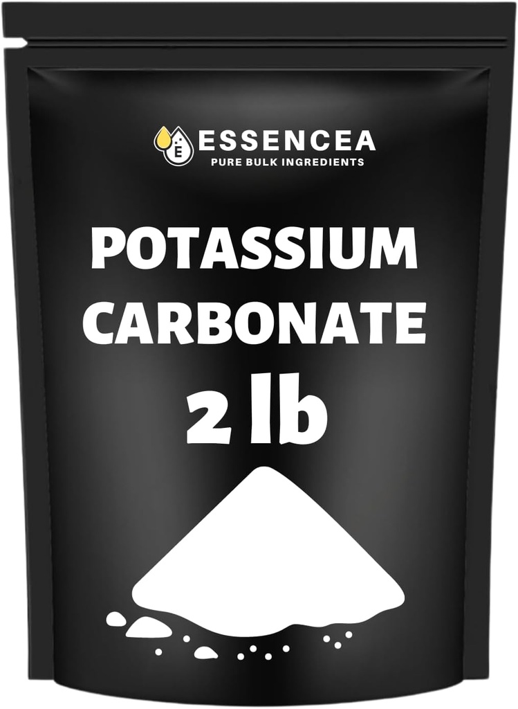 碳酸钾 2lb 由 Essencea Pure Bulle Informedions 100% 植物和补充物纯钾(32 Ounances)
