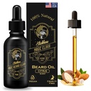 Slickhare Beard Oil for Men – All Natural, Organic Beard & Mustache Growth Oil for Mens – 1 Fl oz pack, 美国制造的男礼物,男男友 – Citrus Centrus Centrus Beard 软化器 – 男品牌