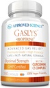 经批准的科学 Gaslys - 消化剂、气体和胃补充剂 - 配有 Artichoke Powder, Ginger, Fennel种子 - 180 计数 - Pack of 1