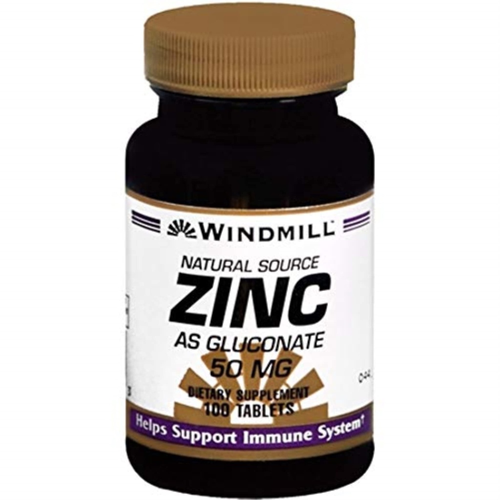 ZINC TAB GLUCONATE 50 MG WMIL 尺寸: 100