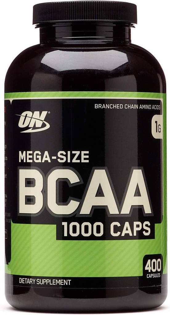 最佳营养 超大 - 大小 BCAA 1000 Caps - 400 Capsules (200 services)