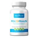 MIN12AbsorbTM 基本和追踪矿物综合体 QQ 无豆、非GMO、Vegan、30天供应-加强细胞健康和日常生命力吸收