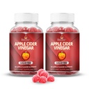 BeLive Apple 苹果苹果醋糖无糖果糖 — 对消化与健康饮食很有帮助 — Gluten Free, No Glucose Syrup, ACV Gummys Capsules & drink(120 Ct) — 2 Pack