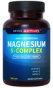 5-in-1 镁复合物 - 高吸收量 - 氯化镁 Glycinate, Malate, Citrate, Taurate, & Apartate for Nerves, Muscles, Bones → 120 Capsules → 镁补充物