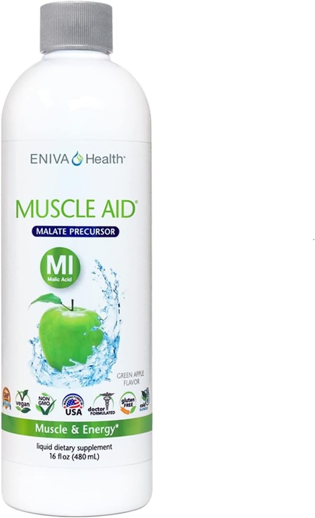Eniva Muscle Aid 液体集中处理马利克酸(16 oz)