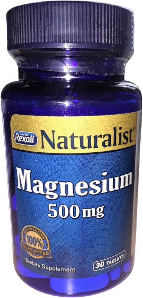 Rexall 镁 500Mg - 平板,30Ct