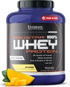 终极营养 Prostar Whey蛋白粉溶液 芒果 - 低碳化物 高蛋白粉摇动促进肌肉增益和复苏 - 低钠,低脂肪 & Keto 友好 - 5.28磅 Tub