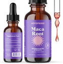 JoySpring Organization Maca Root Liquid Drops for Women – Energy & Wellness Perru Maca Supplement – 新妈妈礼物 配有维生素B2,B6,Niacin (B3),铁和钙 – 1 oz → 30 services