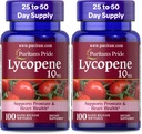 纯洁的骄傲的Lycopene,前列腺和心脏健康支助补充* 10 Mg Softgels, 100 Counter (Pack of 2).