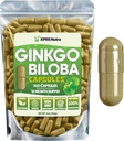 XPRS Nutra Ginkgo Biloba Capsules - Gingko Biloba 封装的认知补充品 - Vegan 友好的 Ginkoba Biloba - 豁免促进 Ginkgo Biloba Capsules - 360 伯爵