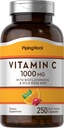 配有Bioflavoids和Rose HIPS的Pipping Rock Vitamin C 1000mg → 250 Capsules → 配有 Bioflavoids 和 Rose HIPS → 配有女性和男性 → 非GMO, Gluten Free