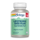 SOLARAY Lipotropic 1000 Plus with Betaine HCl & High Potency B-6,健康消化,能量和脂肪代谢支持, Lipotropic Complex Aloe Vera, 60日保障,30次服务,180次卡普尔